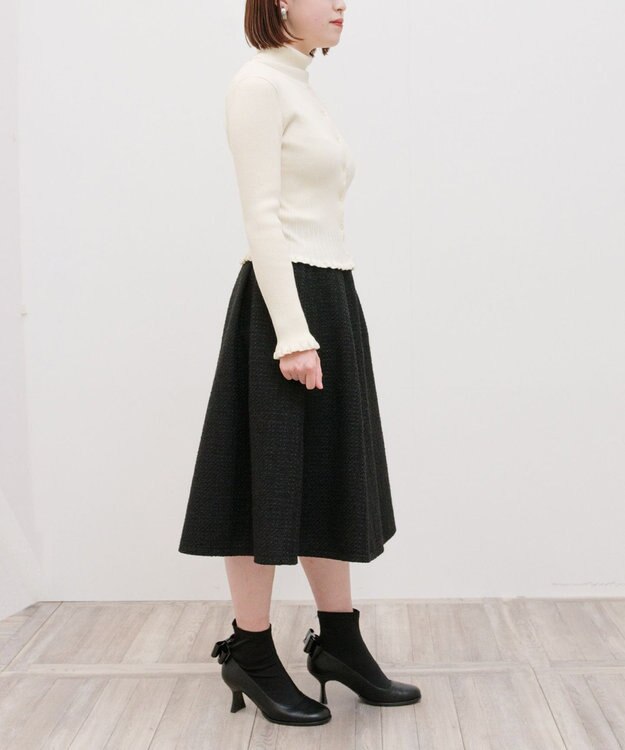 TOCCA 【洗える！】RESONATE タートルネックプルオーバー アイボリー系