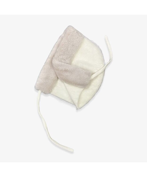 林八百吉商店 un chapeau アンゴラバラクラバ オフホワイト