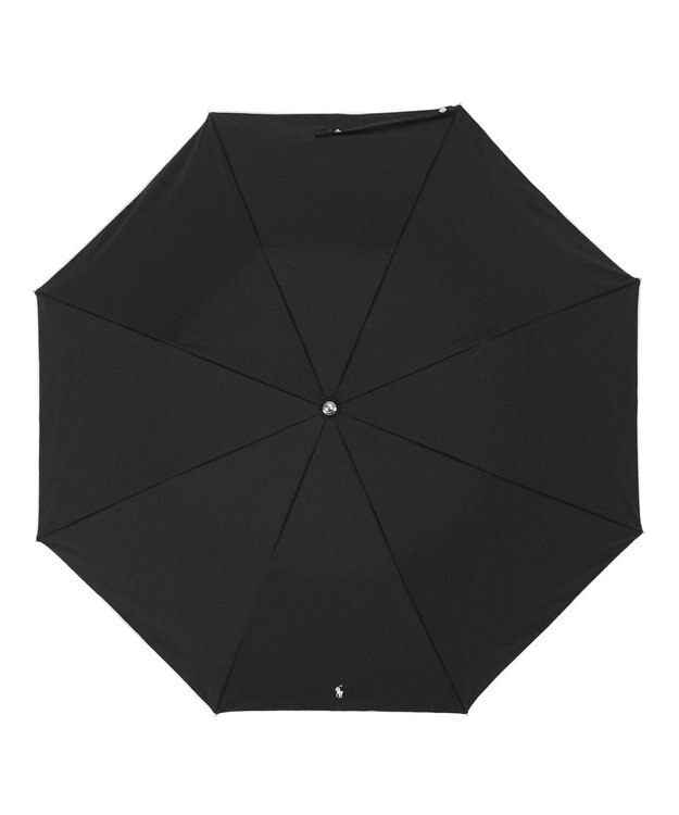MOONBAT POLO RALPH LAUREN 晴雨兼用日傘 折りたたみ傘 楽折 ワンポイントPP 一級遮光 遮熱 UV ブラック