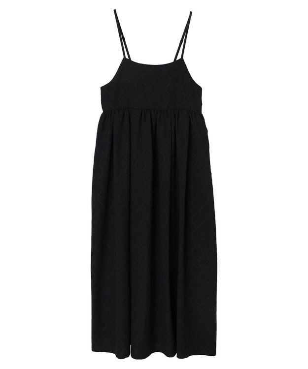 Green Parks ・ＥＬＥＮＣＡＲＥ　ＤＵＥ　ジャカードキャミワンピ Black