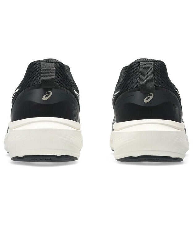 ASICS WALKING ゲルファンウォーカー メンズ 4E相当 ブラック×オフホワイト