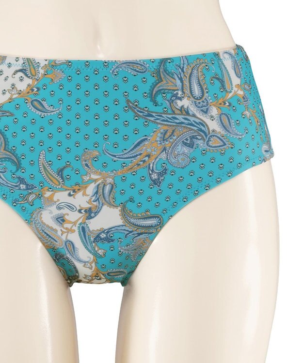 San-ai Resort（三愛水着楽園） ロングパンツセット　9M・11L　【Coral veil（コーラルヴェール）】 グリーン