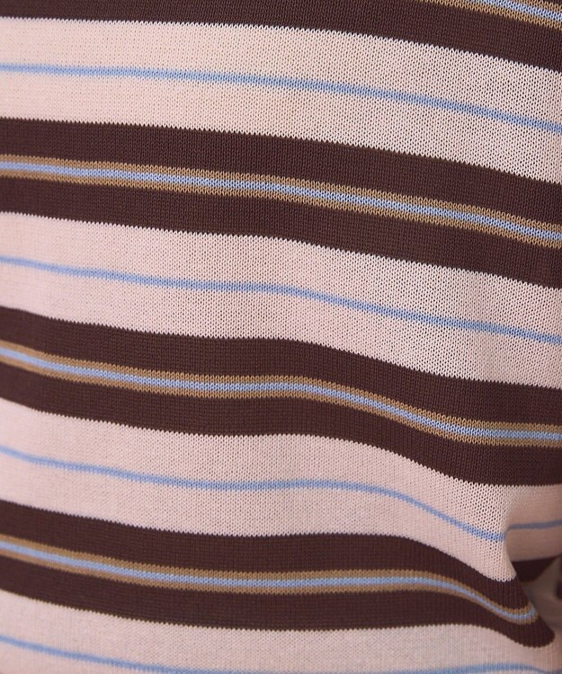 AMERICAN HOLIC 【PENNEY'S】レトロボーダー半袖ニット Ivory