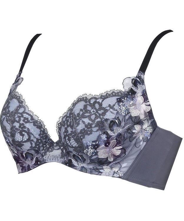 WACOAL 【ハグするブラ】 ブラジャー 体温を感知してカラダになじむ 谷間メイク 脇・背中すっきり レディース BRB498 /ワコール バイオレット