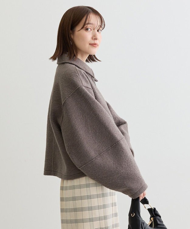 Green Parks ・ＥＬＥＮＣＡＲＥ　ＤＵＥ　ブークレＷ－ＺＩＰブルゾ Charcoal Gray
