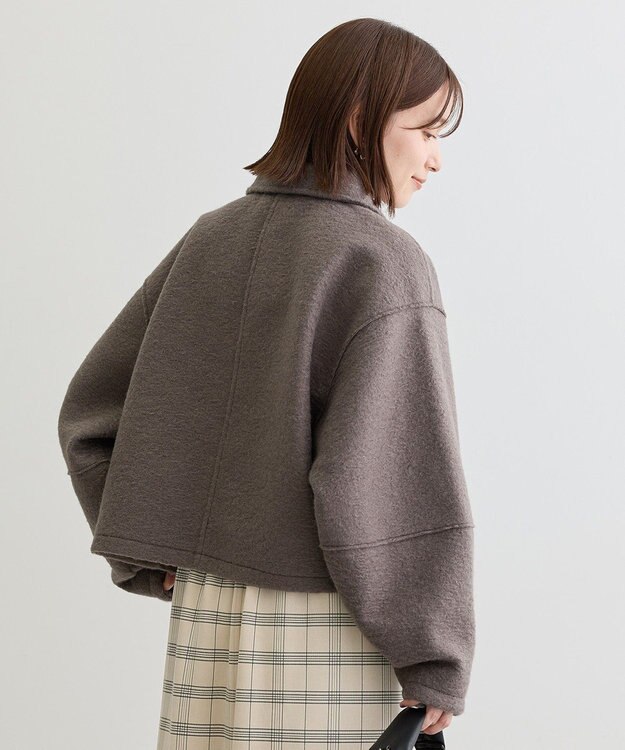 Green Parks ・ＥＬＥＮＣＡＲＥ　ＤＵＥ　ブークレＷ－ＺＩＰブルゾ Charcoal Gray