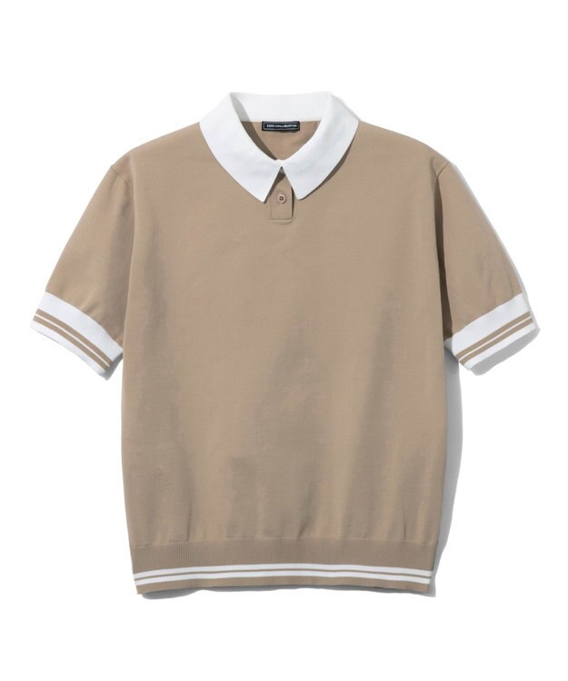ZERO HALLIBURTON 【セットアップ可能】 ニットポロシャツ ZHG-W4A 7d 82879 ゴルフウェア ベージュ