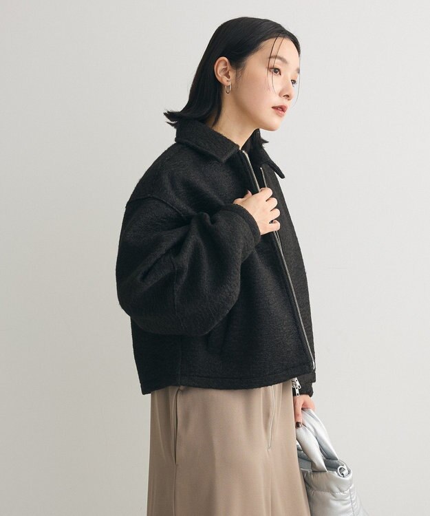 Green Parks ・ＥＬＥＮＣＡＲＥ　ＤＵＥ　ブークレＷ－ＺＩＰブルゾ Black