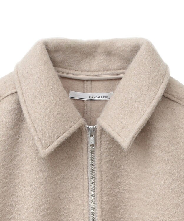 Green Parks ・ＥＬＥＮＣＡＲＥ　ＤＵＥ　ブークレＷ－ＺＩＰブルゾ Beige