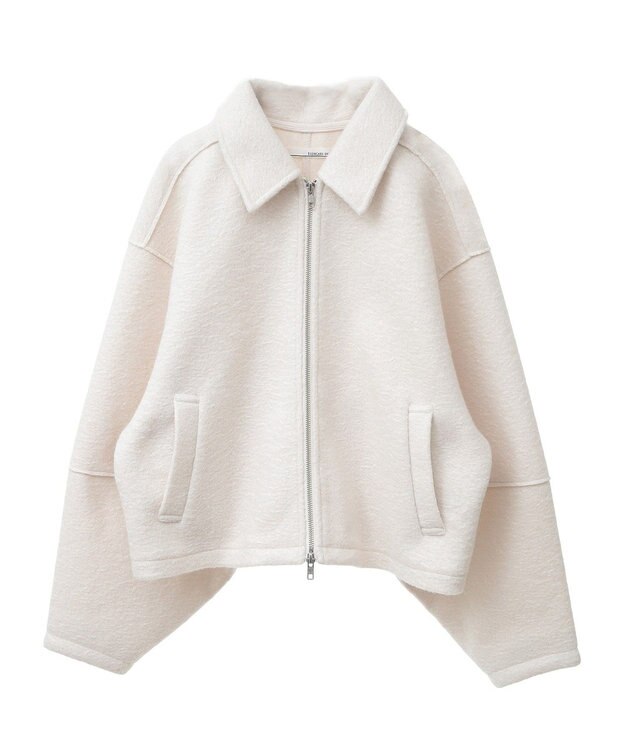 Green Parks ・ＥＬＥＮＣＡＲＥ　ＤＵＥ　ブークレＷ－ＺＩＰブルゾ Ivory