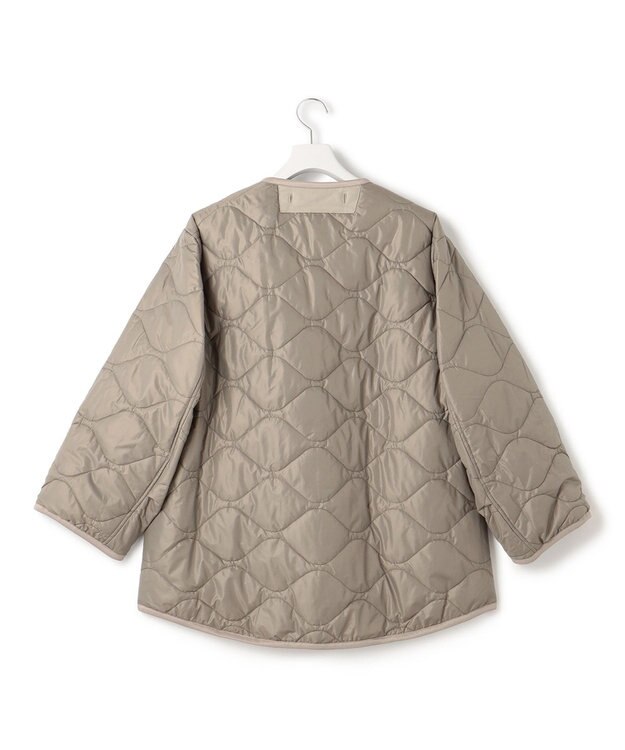 J.PRESS YORK STREET 【UNISEX】ナイロンワッシャーショートモッズコート ベージュ系