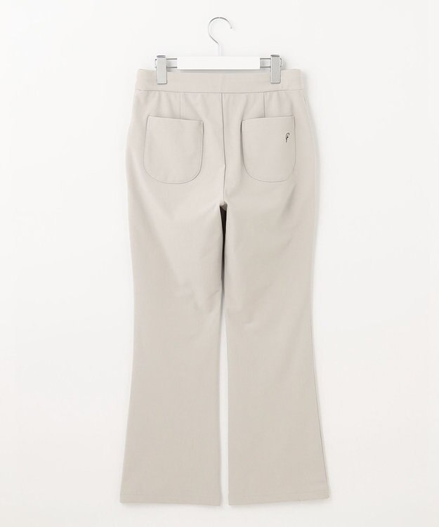 23区GOLF 毎日履きたい美シルエット【23Fondation/WOMEN】フレアパンツ きれい目見え+疲れない ライトグレー系