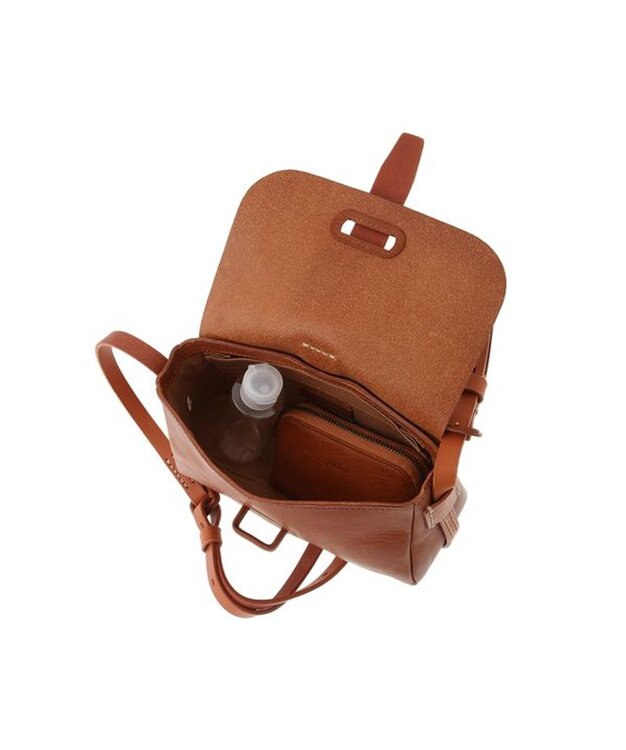 genten サドルベルト ヌオーバ 横型コンパクトショルダーバッグ チャ