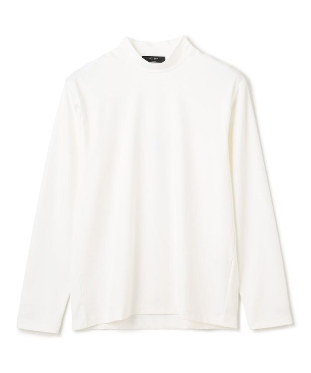 JOSEPH HOMME コンパクトストレッチジャージー    モックネックカットソー ホワイト系