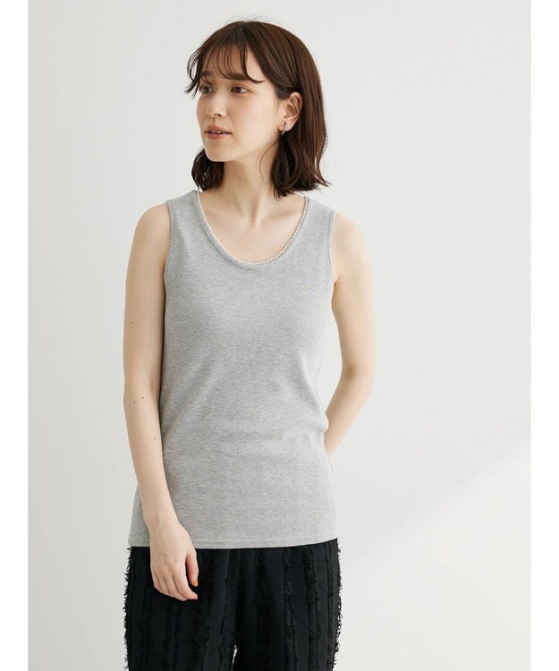 Green Parks ・ＳＵＧＡＲ　ＳＰＯＯＮ　パールテレコタンク Gray Mixture