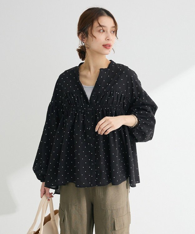 Green Parks 前後２Ｗａｙ　ラメリブタンクトップ Light Gray