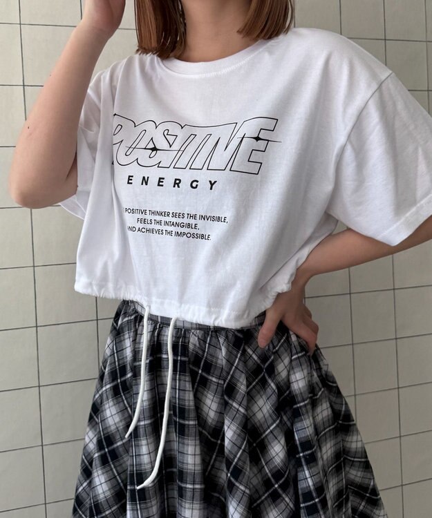 WEGO ドロストロゴショートT ホワイト