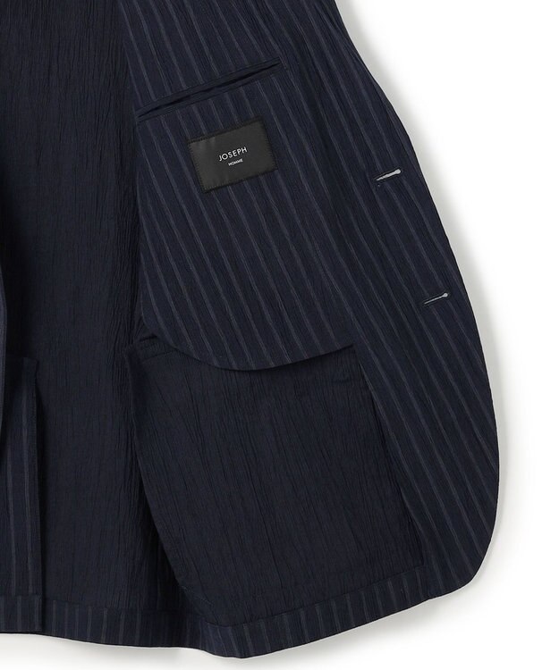 JOSEPH HOMME 【新素材】エアリッジストレッチ ジャケット ネイビー系1