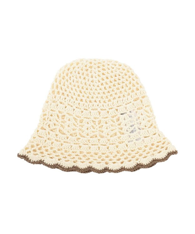 earth music&ecology クロッシェハット Ivory