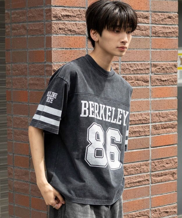 WEGO 【ユニセックス着用ITEM/MLサイズ展開】ナンバリングT（SS） ブラック