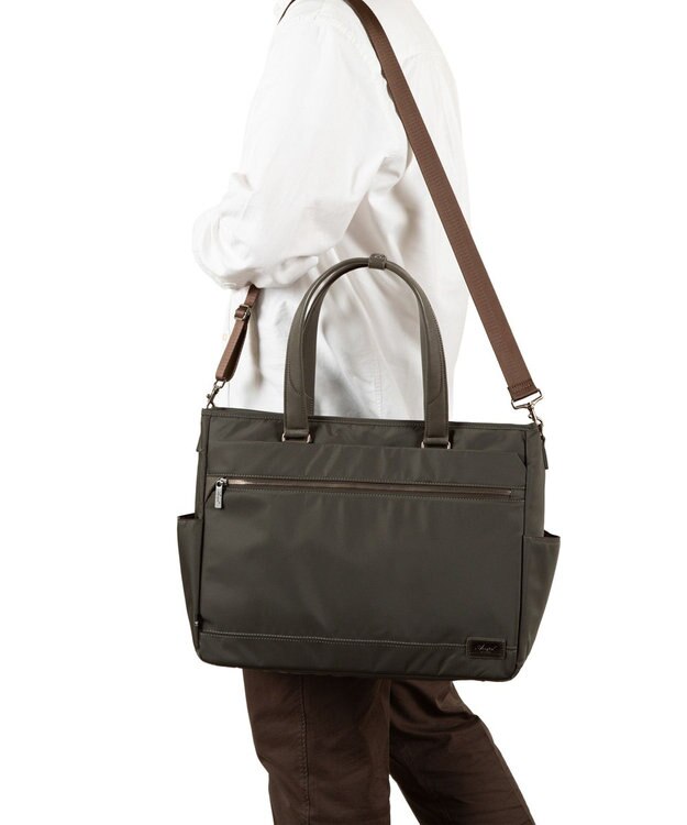 ACE BAGS & LUGGAGE Arcapel バネオ ビジネスバッグ  B4サイズ 14インチPC収納 68835 アルカペル グレー
