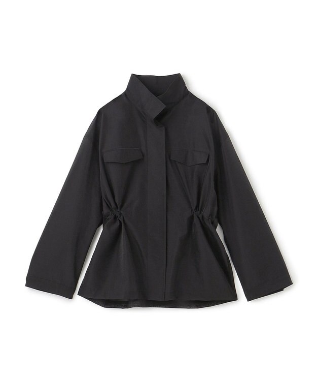 uncrave シアーオーガンジー ミリタリーブルゾン ブラック