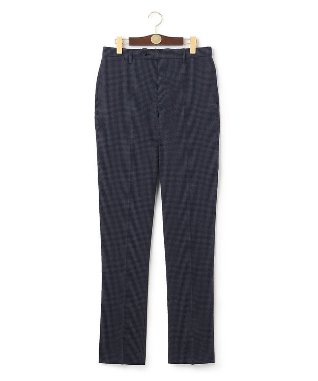 J.PRESS MEN トラベラーズシアサッカー スラックス ネイビー系3