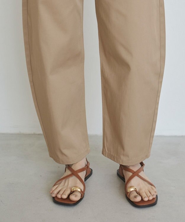 WEGO 【ANGIE VINTAGE/SMLサイズ展開】カーブチノパンツ ベージュ