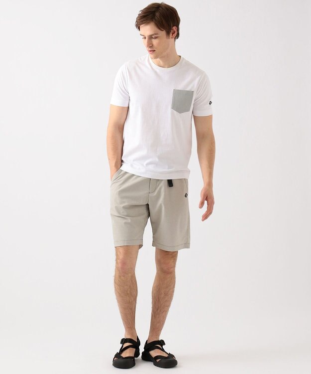 JOSEPH ABBOUD MOUNTAIN JC天竺Ｘドットエアー Tシャツ ホワイト系