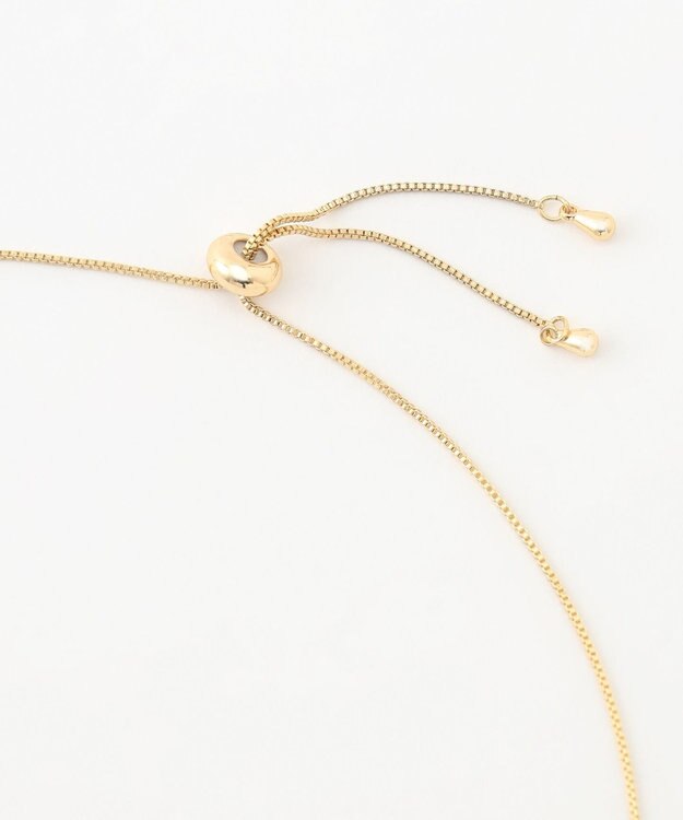 自由区 サークルバーパール ネックレス ゴールド系