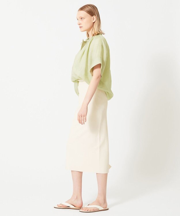 BEIGE， HOLLY / Iラインスカート Ecru