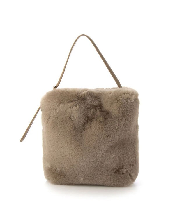 UNBILLION cachecache エコファーワンハンドルミニトートバッグ オーク