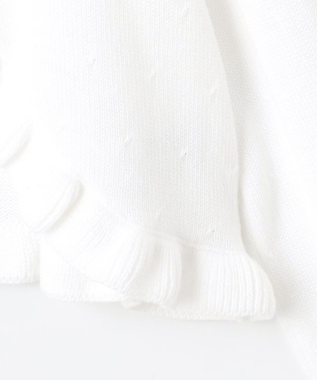 ANY KIDS ニットカーディガン オフホワイト