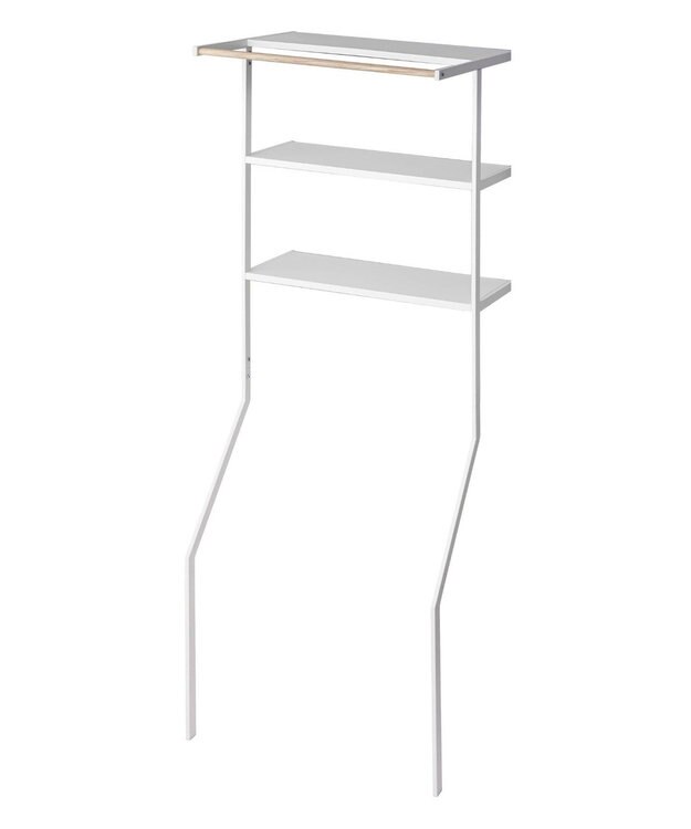 tower 立て掛けランドリーシェルフ タワー ホワイト ホワイト