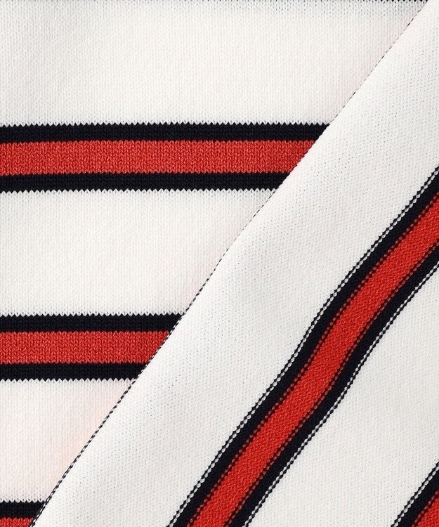 組曲 L 【先行予約】マイラックカラー 6分袖 ニット ホワイト系1