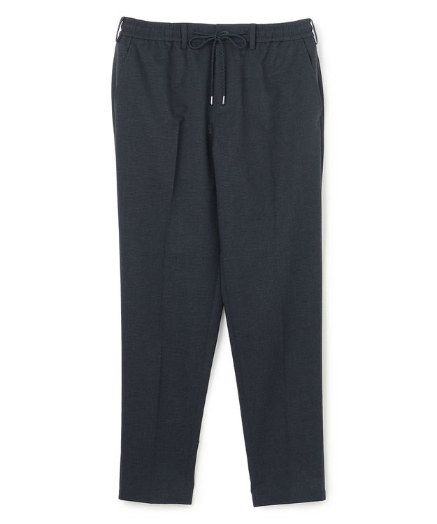 JOSEPH HOMME 新色【セットアップ対応】クールドッツストレッチ　ドロスト付テーパードパンツ / PEGG CONVERTIBLE ネイビー系