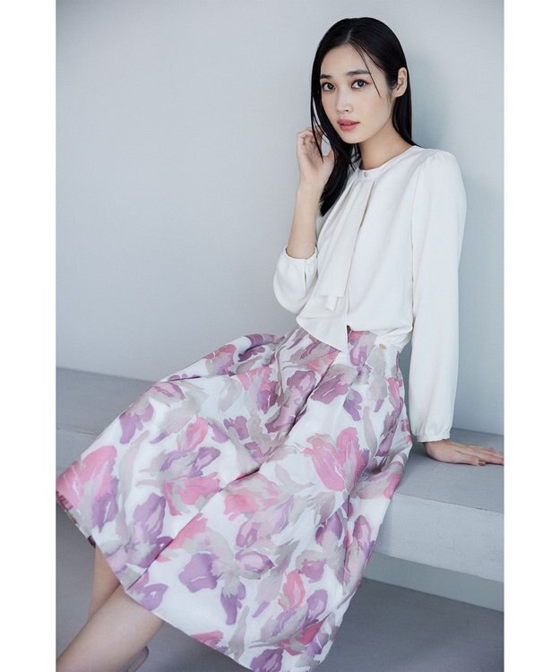 TOCCA 【洗える！】MOONLIGHT スカート ピンク系