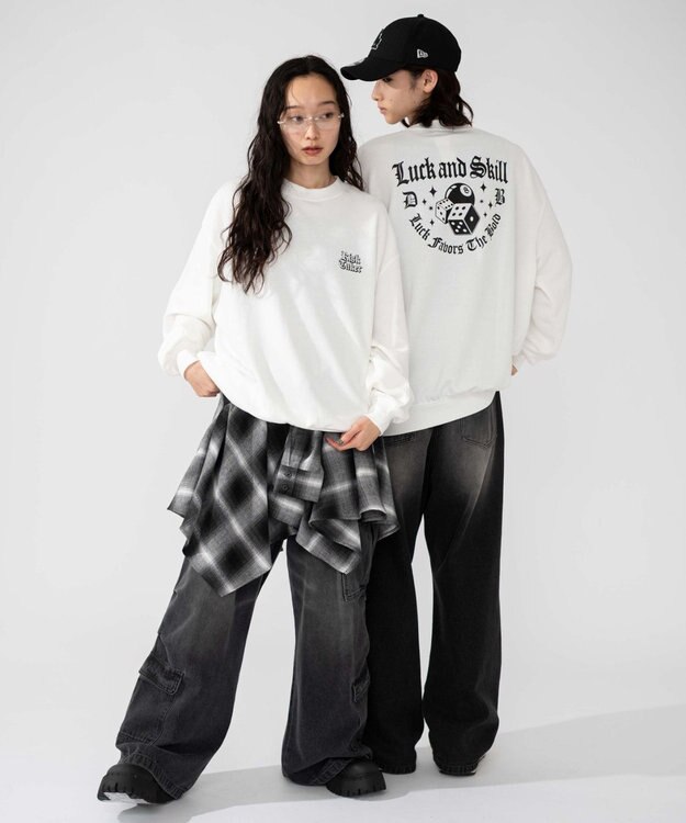 WEGO 【2025年秋冬新作/SMLXLサイズ展開/ユニセックス着用ITEM】アソートグラフィックプルオーバー 柄23