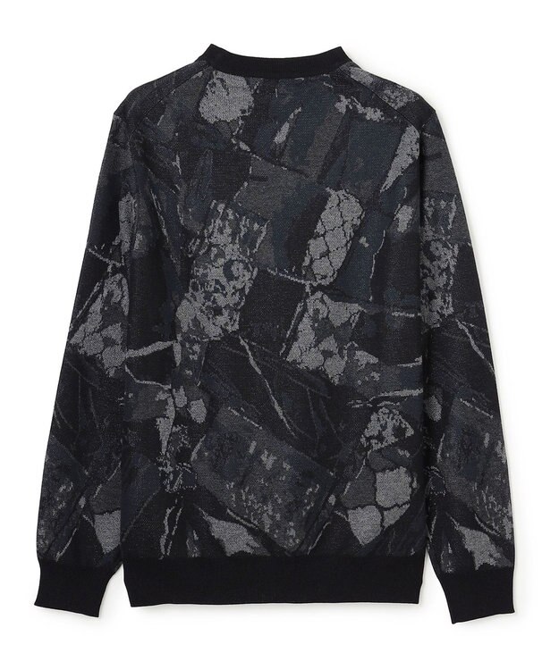 JOSEPH HOMME 【新柄】モロッカンジャガード　クルーネックニット ブラック系5