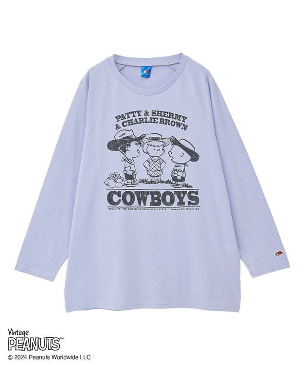 Green Parks ■ＦＲＵＩＴ×ＰＥＡＮＵＴＳ　ロングＴＥＥ Purple