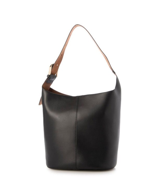 UNBILLION カシュカシュ cachecache / ビッグバックルバケツショルダー ブラック