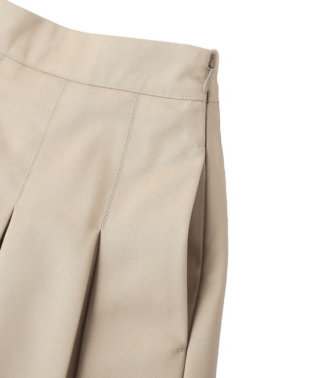 earth music&ecology タックプリーツミディスカート Light Beige
