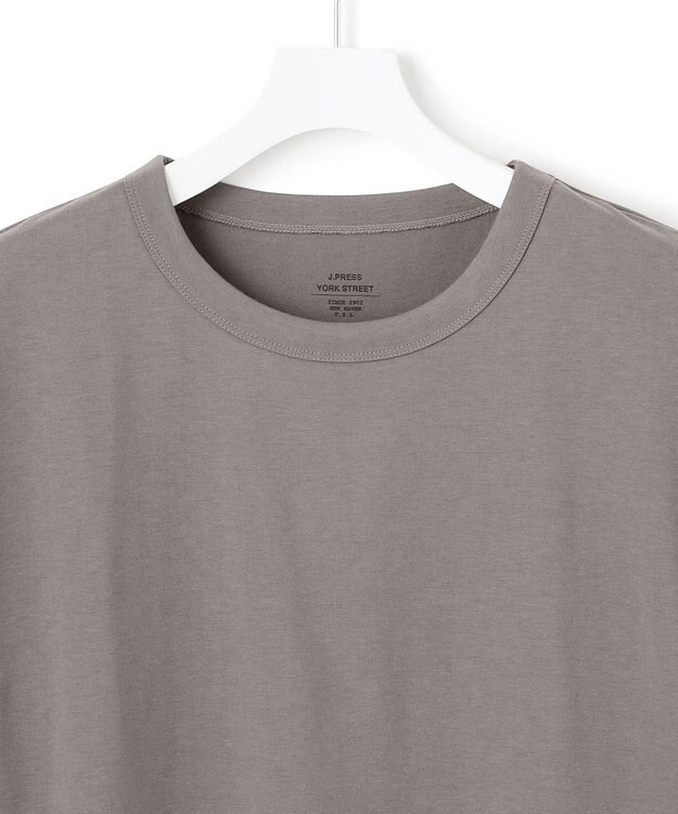 J.PRESS YORK STREET 【UNISEX】腰ポケット Tシャツ ライトグレー系