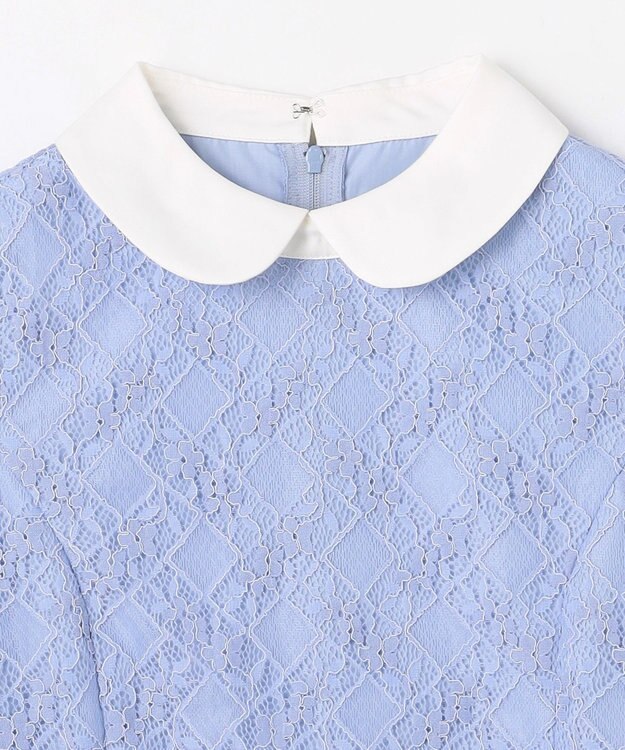 組曲 KIDS 【150-170㎝】 レースワンピース サックスブルー