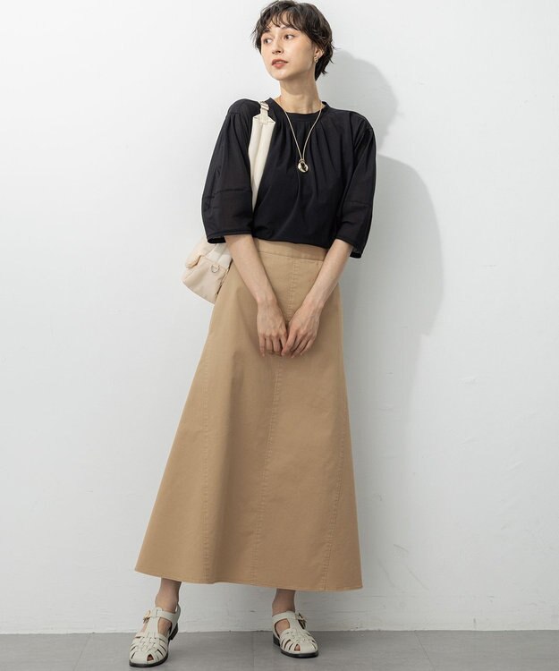 23区 メタルリングトップ ネックレス ゴールド系