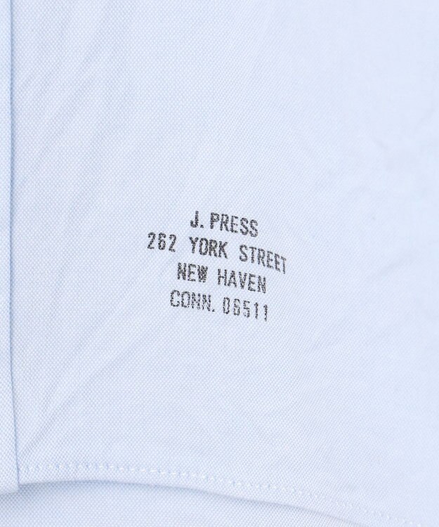 J.PRESS MEN 【J.PRESS ORIGINALS】【UNISEX】Crazy Oxford Half Sleeve Shirt / B.D. / Baggy-Fit サックスブルー系9