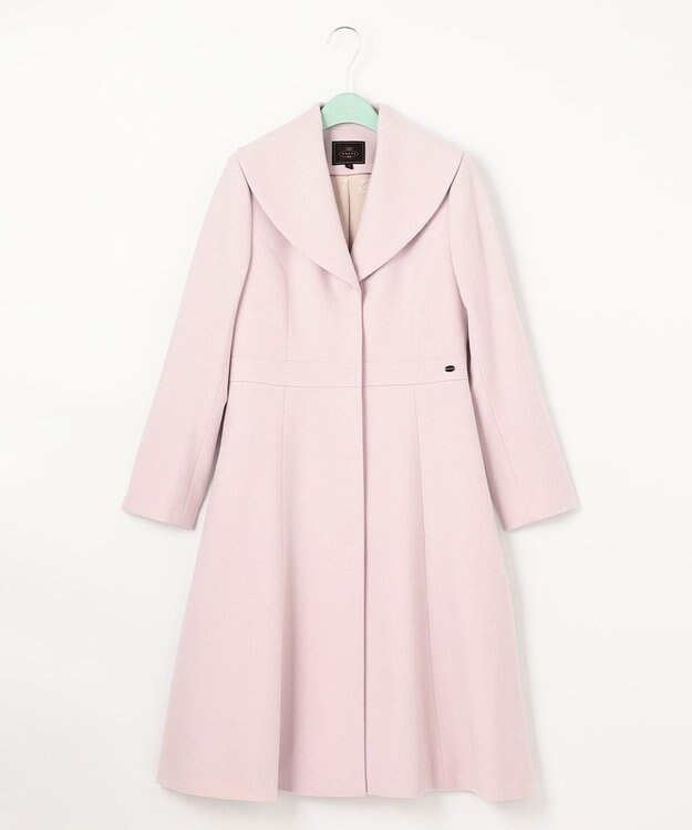 TOCCA MUSE ショールカラーコート ピンク系