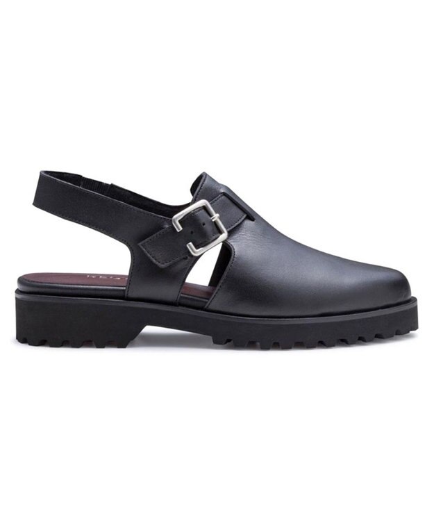 REGAL FOOT COMMUNITY 【リーガルレディース】F41R ラギットソールサンダル サンダル ブラック