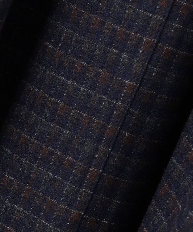 組曲 S 【2SET・WEB限定】ウール混ジャージー セットアップ ネイビーチェック系3