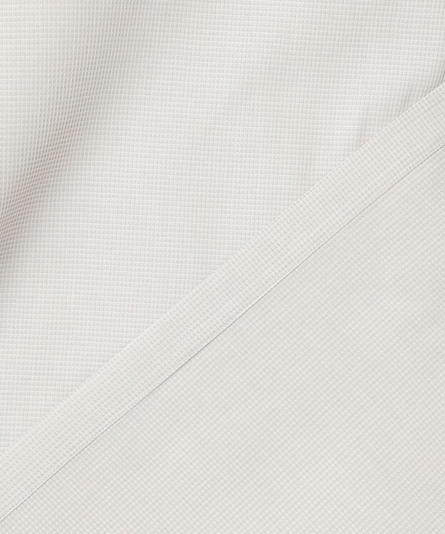 J.PRESS YORK STREET 【UNISEX】ワッフルオープンカラー シャツ ホワイト系